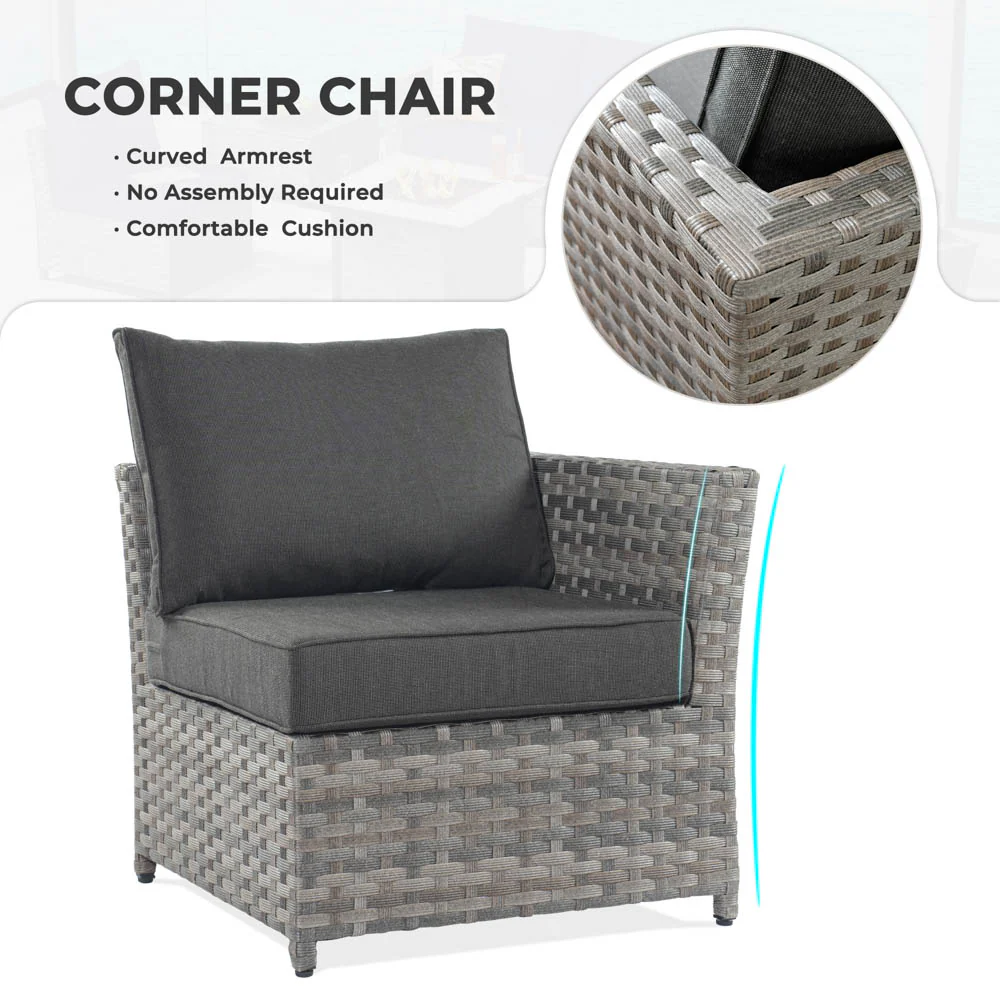 Ovios New Rimaru Series Patio Furniture Set 13-Piece include 42