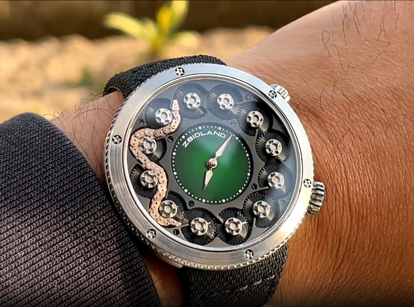 JUMBOLINE original design animal snake king mechanical watch