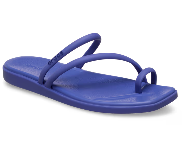 Crocs Women's Miami Toe Loop Sandals, Lightweight Strappy Sandals for the Pool and Beach