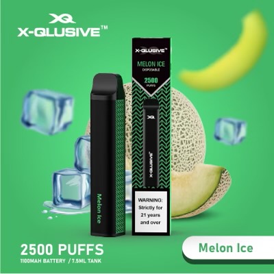 X-QLUSIVE MELON ICE – 2500 PUFFS