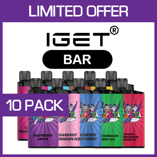 IGET BAR – 3500 PUFFS  – 10 PACK