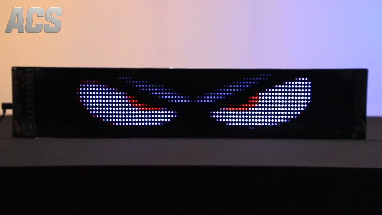 LED Devil Eyes Light for Trucks - Programmable LED Display for Trucks Windows