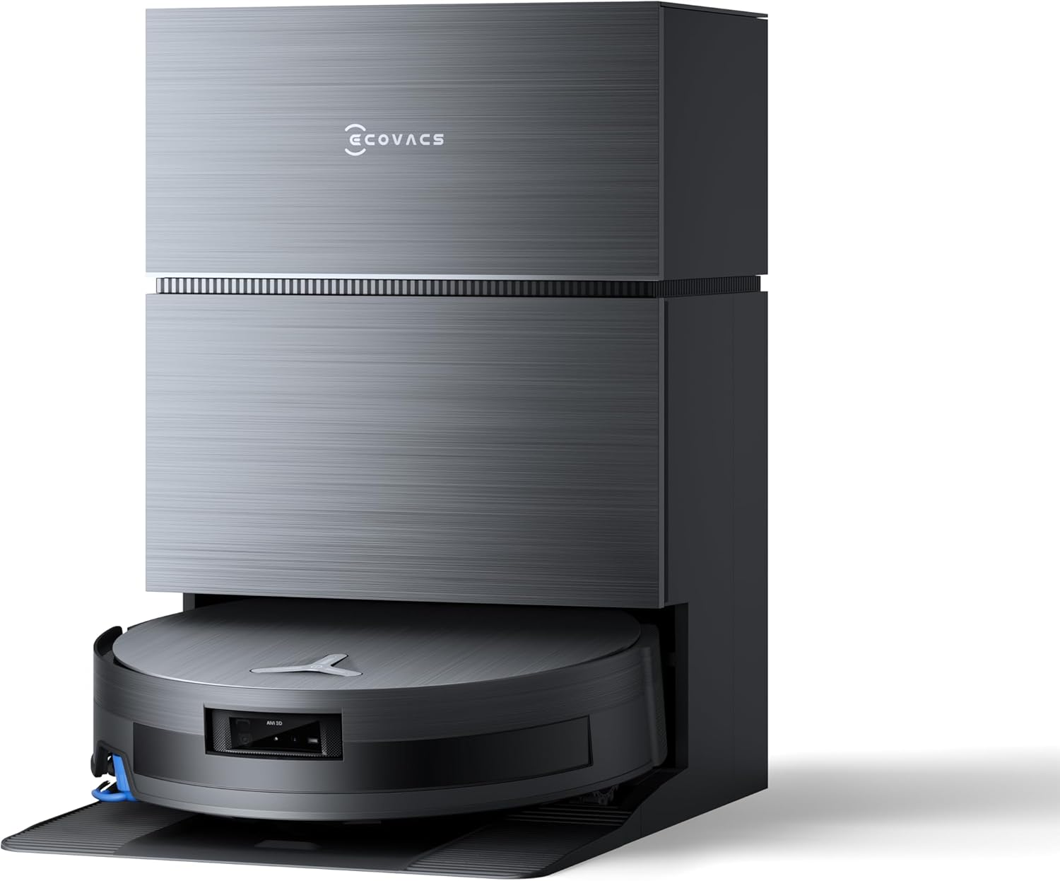 ECOVACS DEEBOT X11 PRO Omni Robot Vacuum Cleaner with Mop Function, 19500 Pa, OZMO Roller 2.0, ZeroTangle 3.0, TruEdge 3.0, Climbing Max 4 cm Height, Extending Mop, All-in-One Omni Station